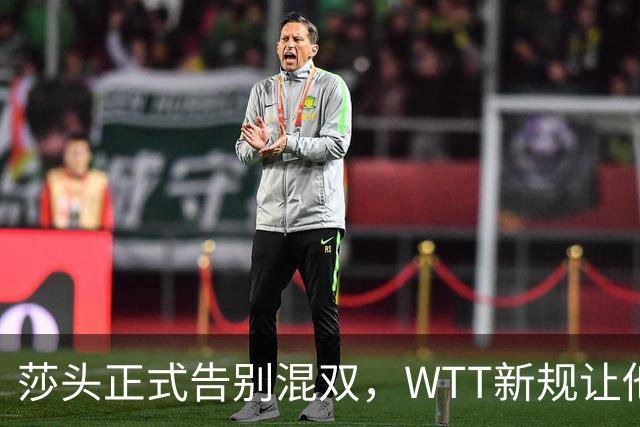 莎头正式告别混双，WTT新规让他们得以休息